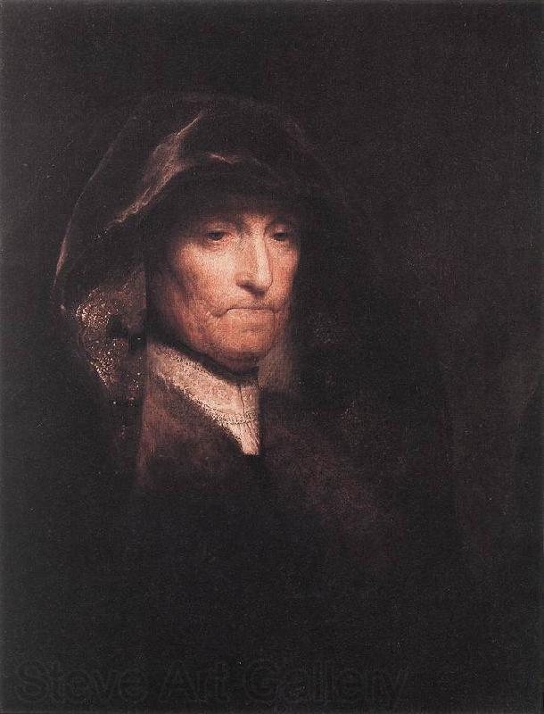 REMBRANDT Harmenszoon van Rijn An Old Woman: The Artist's Mother xsg